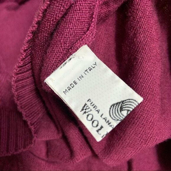 Luisa Spagnoli 100% Virgin Wool Turtleneck Sleeveless Knit Top - Picture 5 of 7